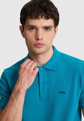 Erkek Petrol Regular Fit Polo Yaka Basic Tişört - 50326963166