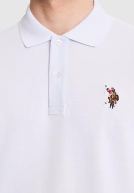 Erkek Beyaz Regular Fit Polo Yaka Basic Tişört - 50326972012