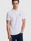 Erkek Beyaz Regular Fit Polo Yaka Basic Tişört