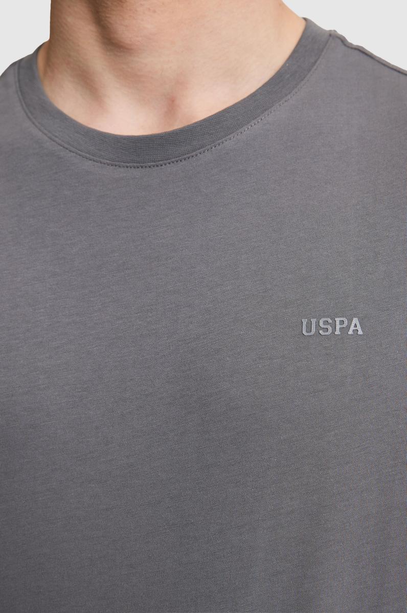 Erkek Antrasit Regular Fit Polo Yaka Basic Tişört