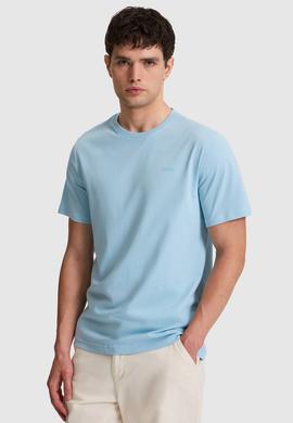 Erkek Mavi Regular Fit Polo Yaka Basic Tişört - 50327022078