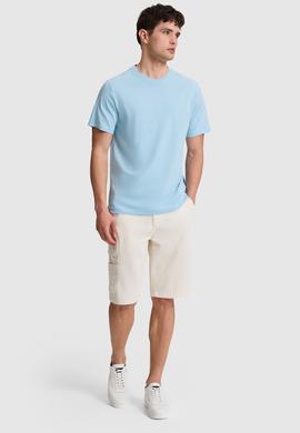 Erkek Mavi Regular Fit Polo Yaka Basic Tişört - 50327022078