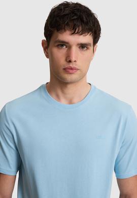 Erkek Mavi Regular Fit Polo Yaka Basic Tişört - 50327022078
