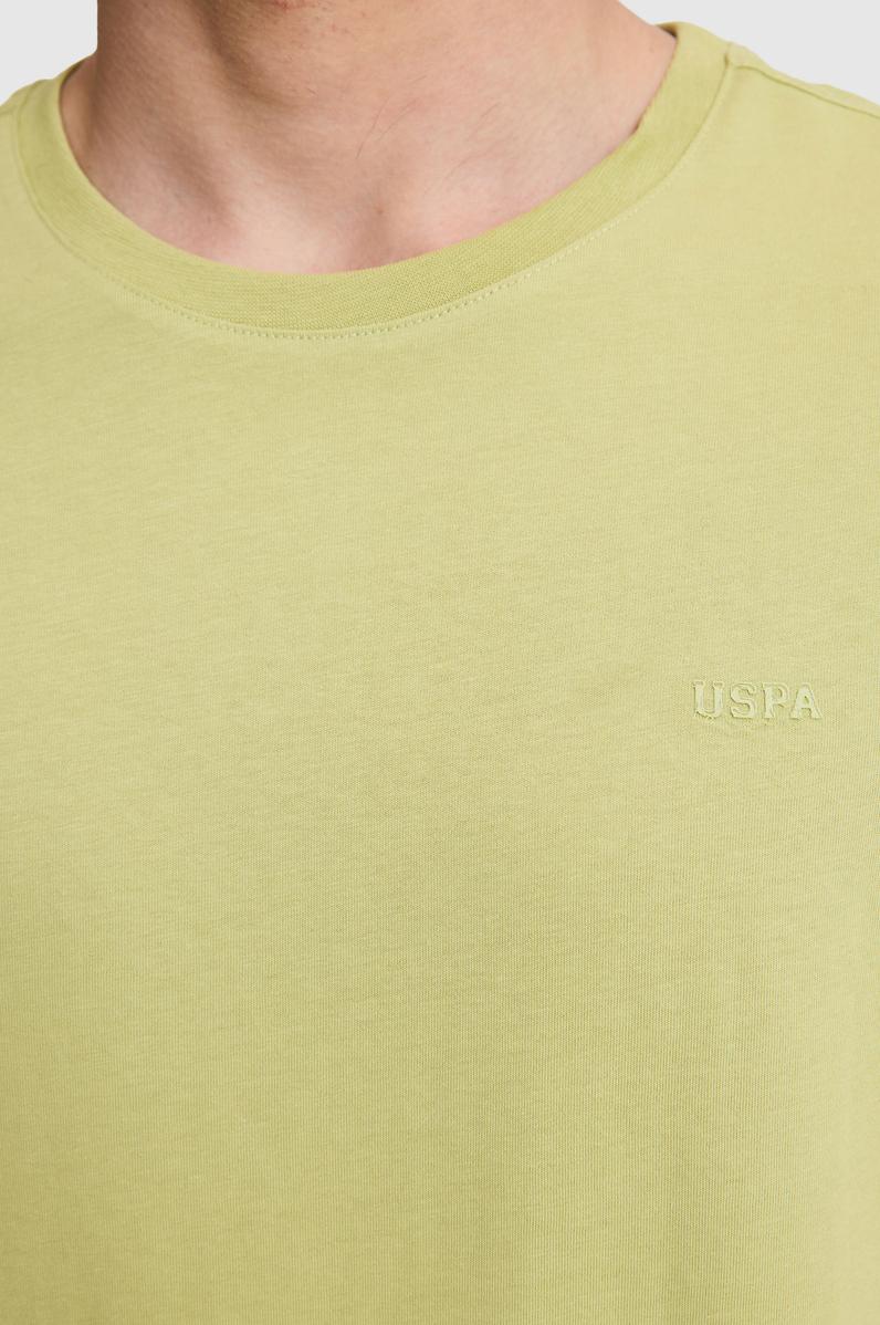 Erkek Yeşil Regular Fit Polo Yaka Basic Tişört