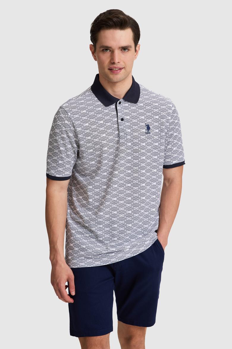 Erkek Lacivert Regular Fit Polo Yaka Tişört