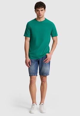 Erkek Koyu Yeşil Regular Fit Polo Yaka Basic Tişört - 50327022111