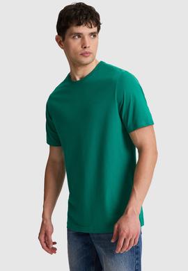 Erkek Koyu Yeşil Regular Fit Polo Yaka Basic Tişört - 50327022111
