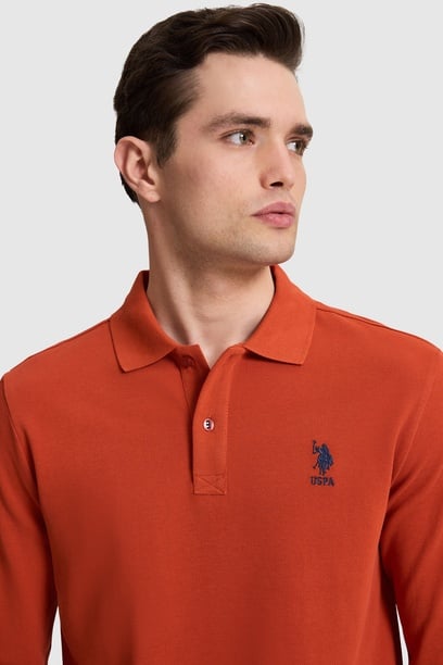 Erkek Kiremit Basic Sweatshirt