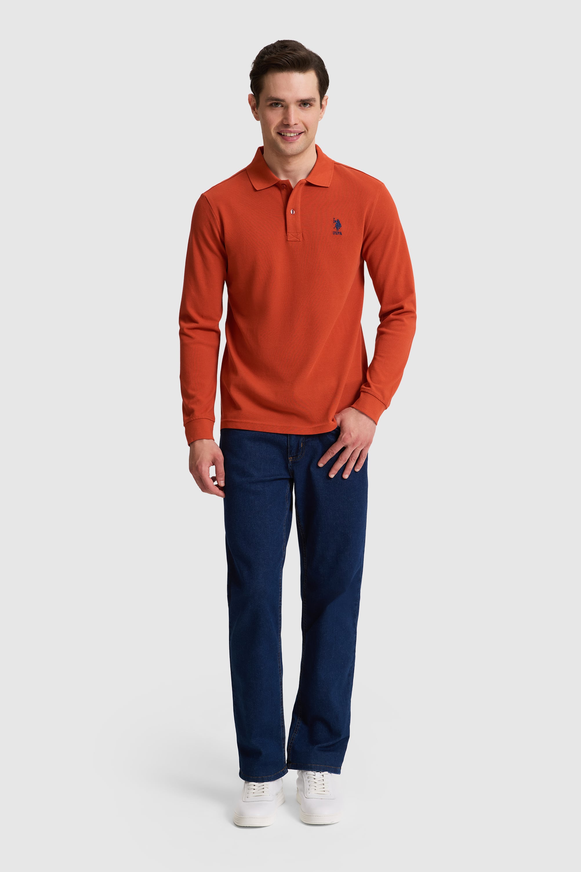 Erkek Kiremit Basic Sweatshirt - Image 4