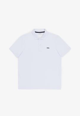 Erkek Regular Fit Polo Yaka Beyaz Basic Tişört - 50326963020