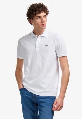 Erkek Regular Fit Polo Yaka Beyaz Basic Tişört - 50326963020