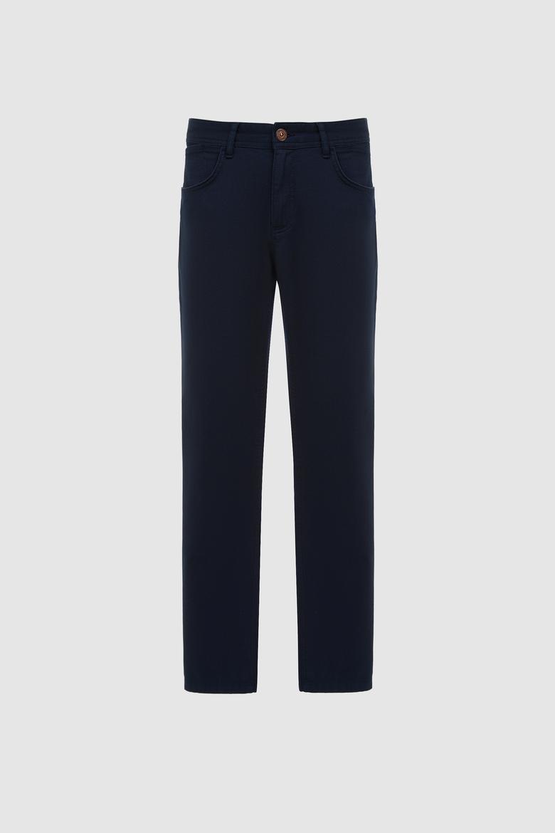 Erkek Lacivert Kanvas Pantolon - 50326183339