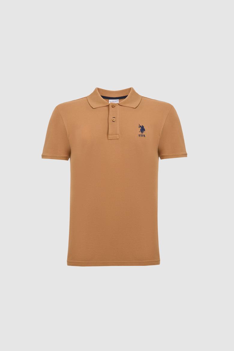 Erkek Slim Fit Polo Yaka Coconut Basic Tişört - 50326920286