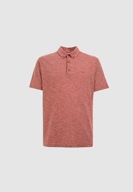 Erkek Regular Fit Polo Yaka Açık Pembe Tişört - 50322532021
