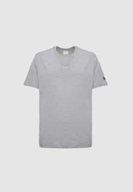 Erkek Regular Fit V Yaka Taş Basic Tişört - 50326944096