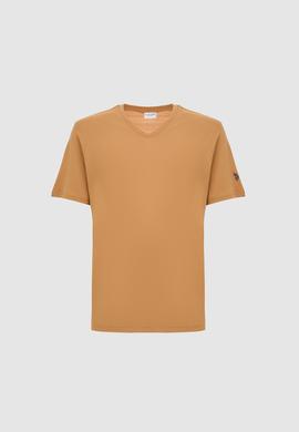 Erkek Regular Fit V Yaka Coconut Basic Tişört - 50326944102