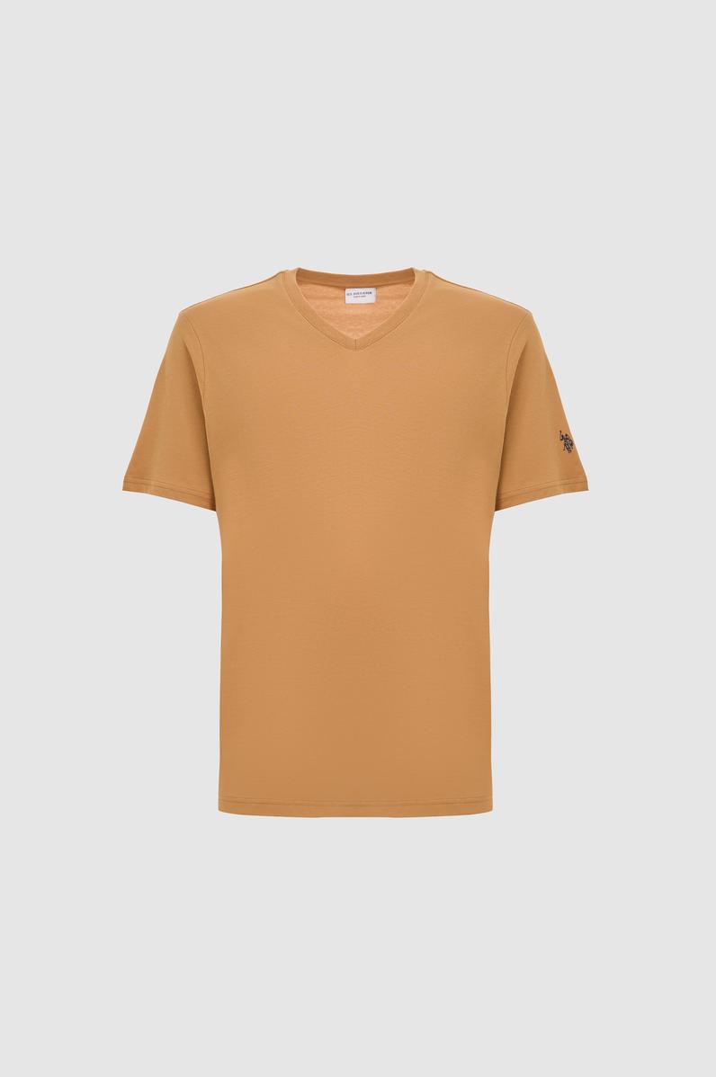 Erkek Regular Fit V Yaka Coconut Basic Tişört