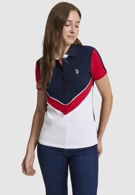 Kadın Beyaz Polo Yaka Tişört - 50322051010