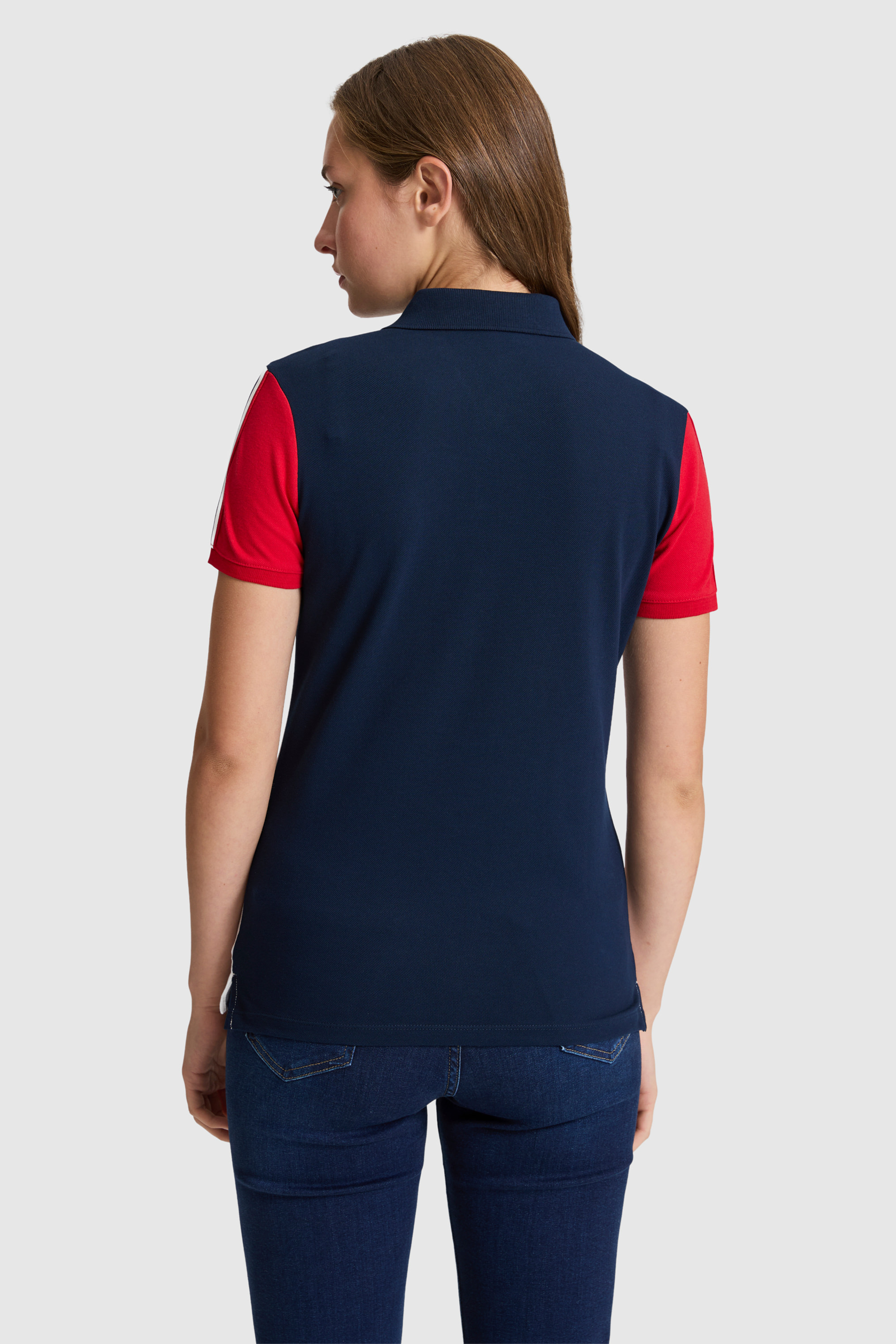 Kadın Beyaz Polo Yaka Tişört - 50322051010