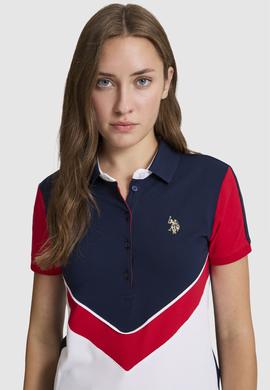Kadın Beyaz Polo Yaka Tişört - 50322051010
