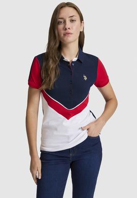 Kadın Beyaz Polo Yaka Tişört - 50322051010