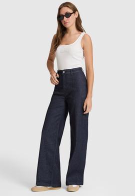 Kadın Eflatun Jean Pantolon - 50325215005