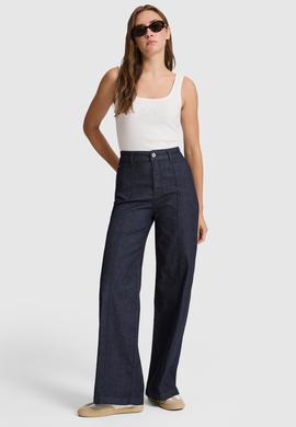 Kadın Eflatun Jean Pantolon - 50325215005