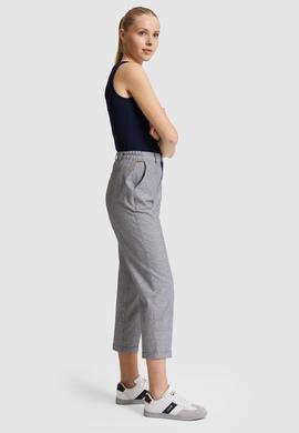 Kadın Lacivert Kanvas Pantolon - 50325535006