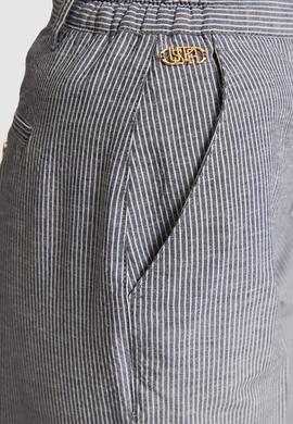Kadın Lacivert Kanvas Pantolon - 50325535006