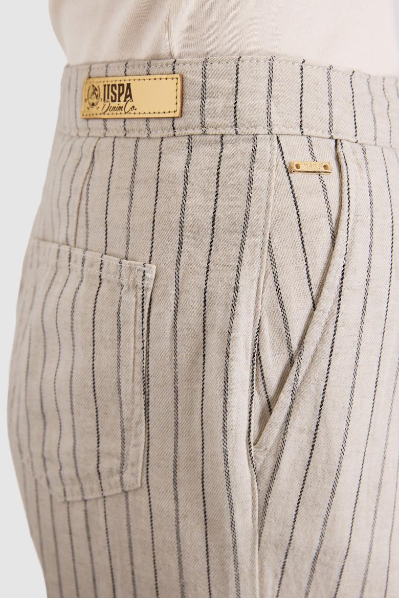 Kadın Ekru Jean Pantolon - 50323937004