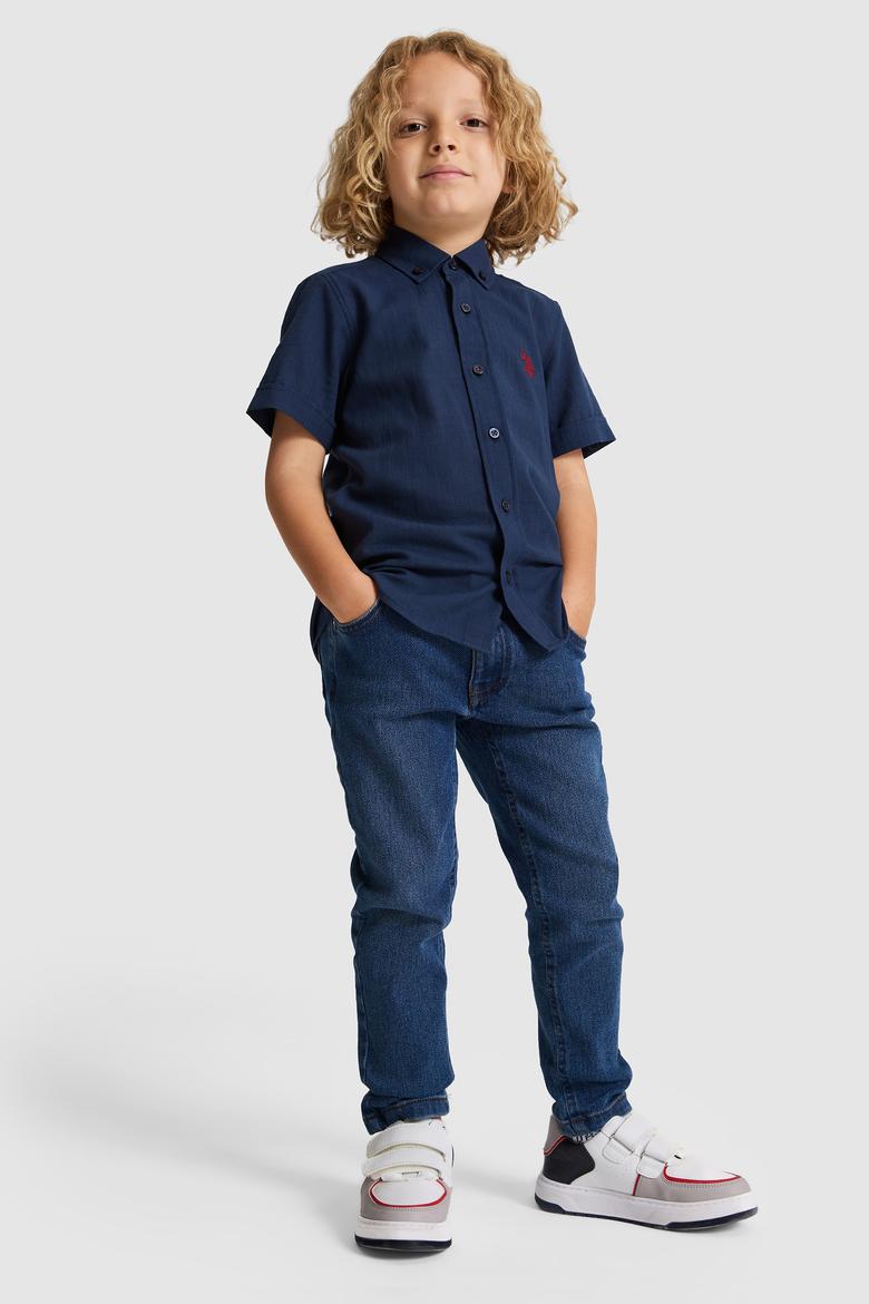 Erkek Çocuk Mavi Jean Pantolon - 50321487015
