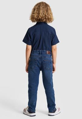 Erkek Çocuk Mavi Jean Pantolon - 50321487015