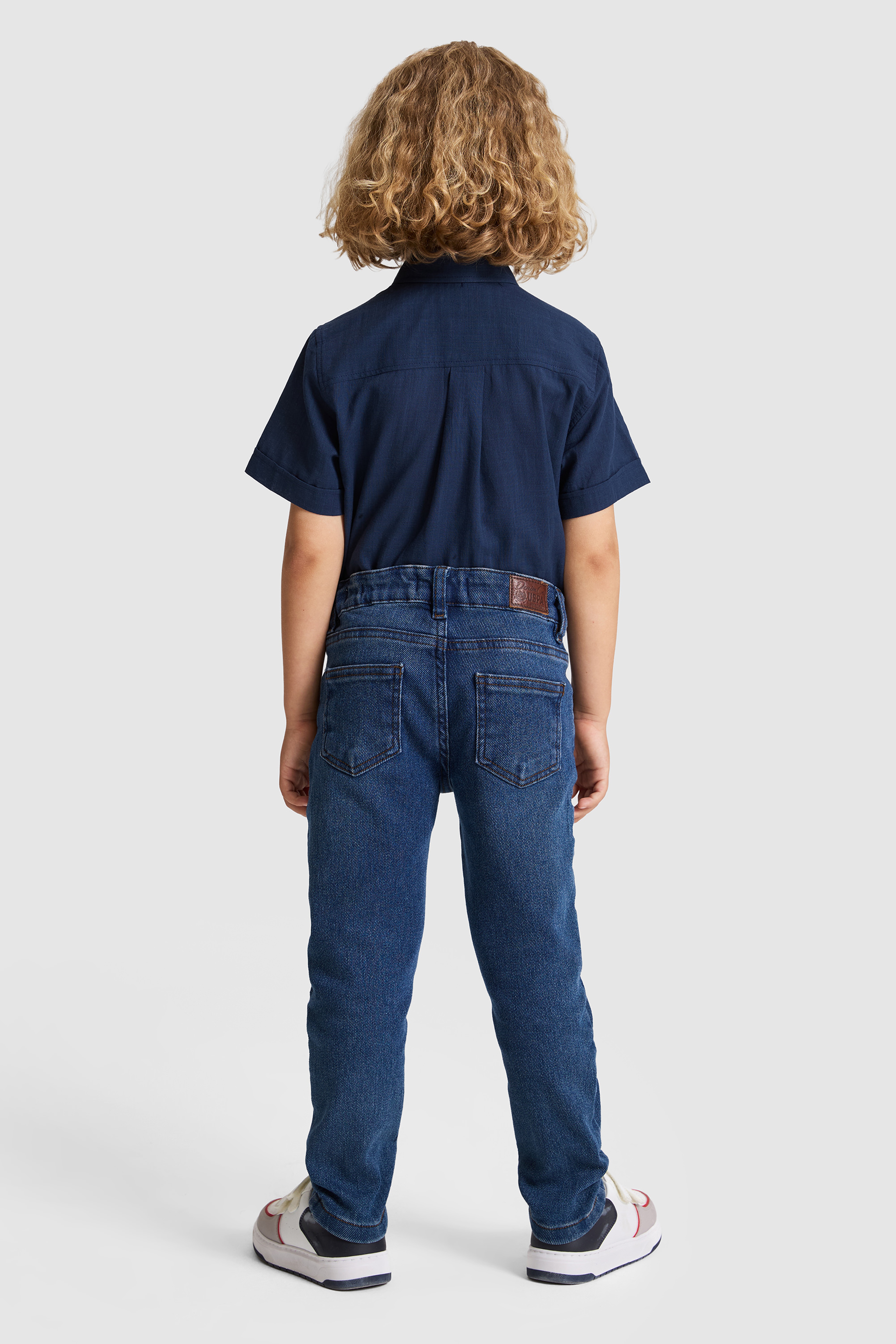 Erkek Çocuk Mavi Jean Pantolon