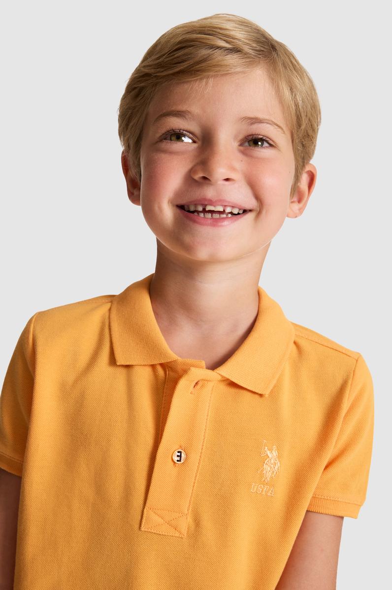 Erkek Çocuk Mango Polo Yaka Basic Tişört