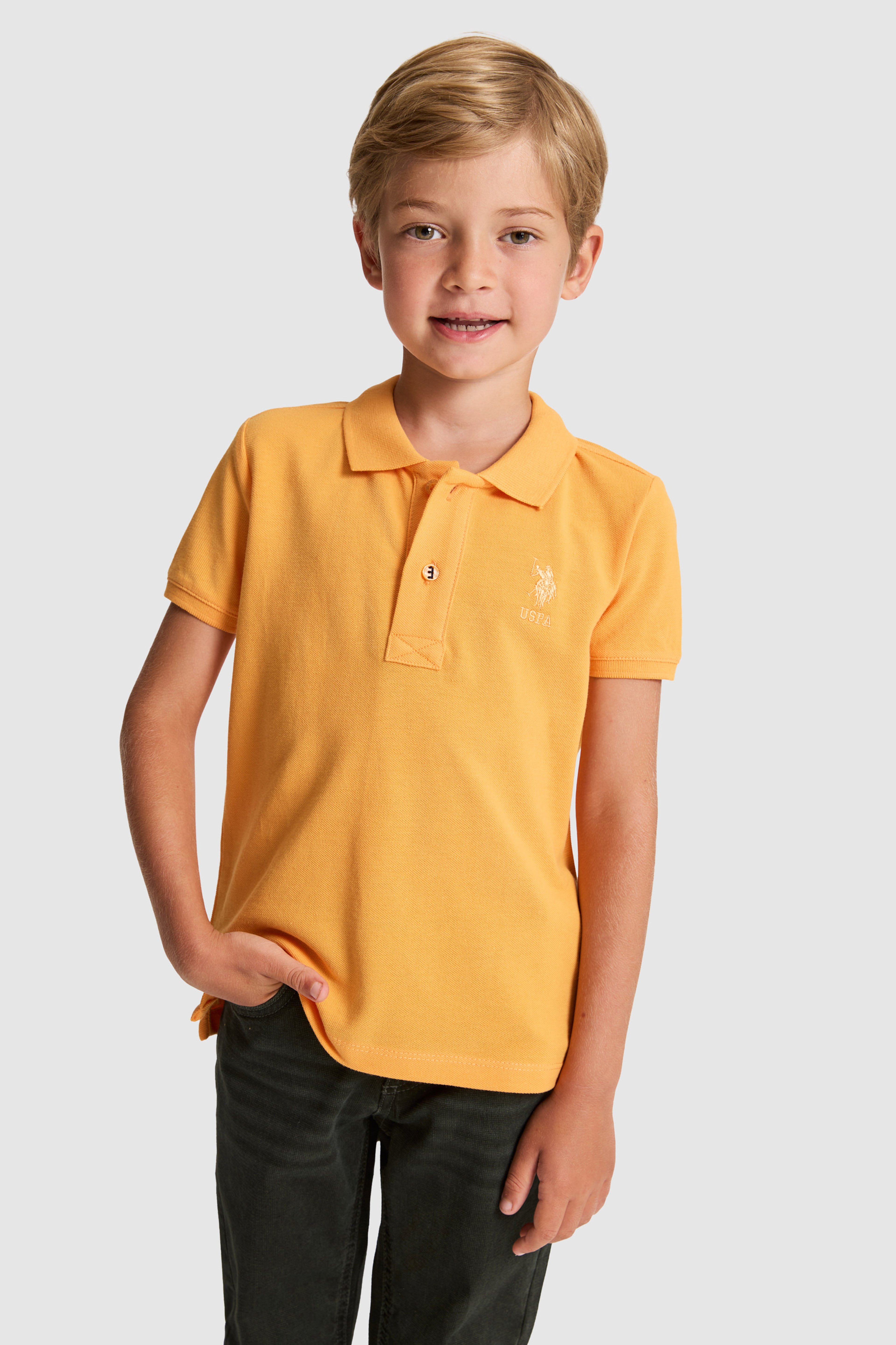 Erkek Çocuk Mango Polo Yaka Basic Tişört - Image 3