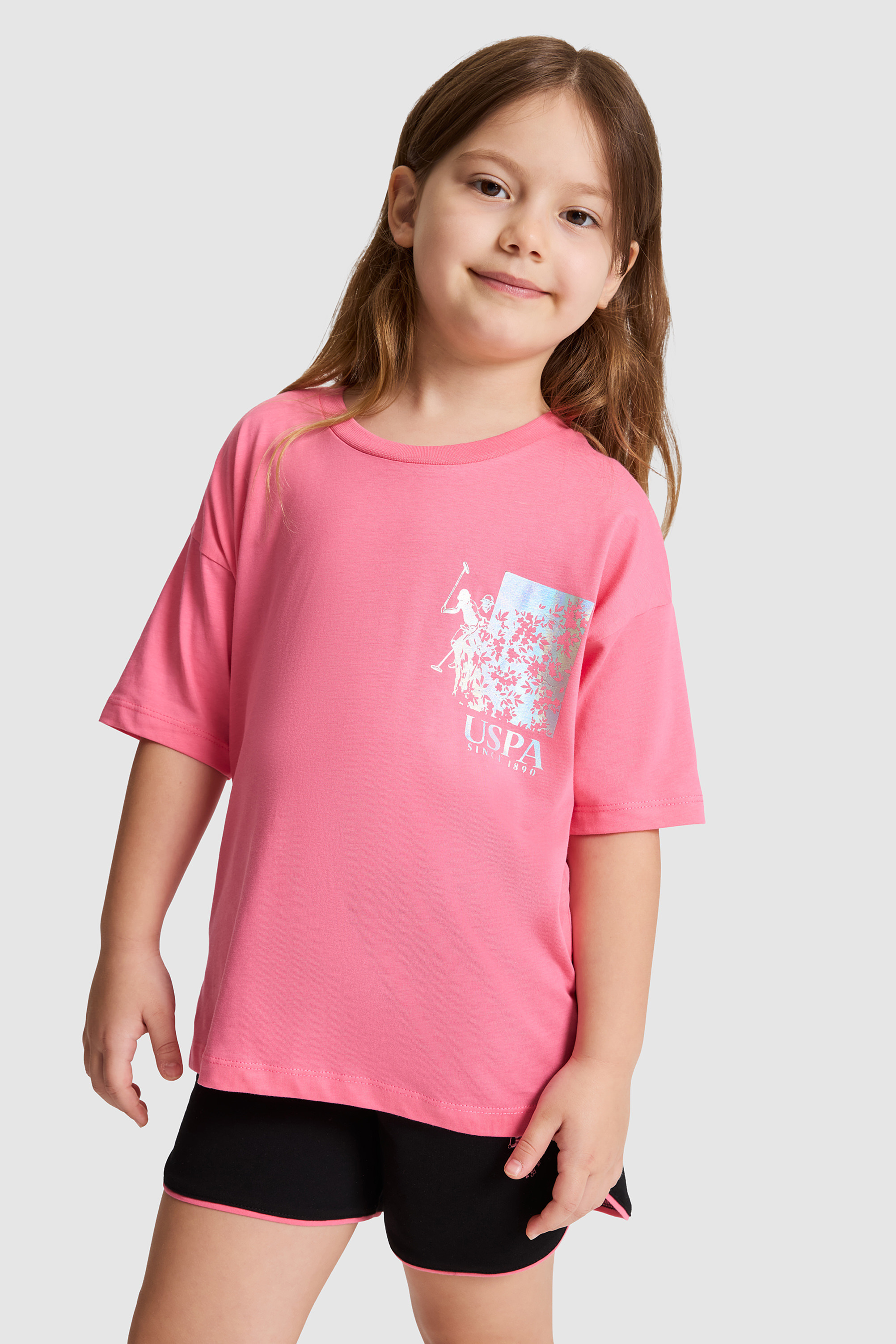 Kız Çocuk Pembe Alt Üst Takım - Image 4
