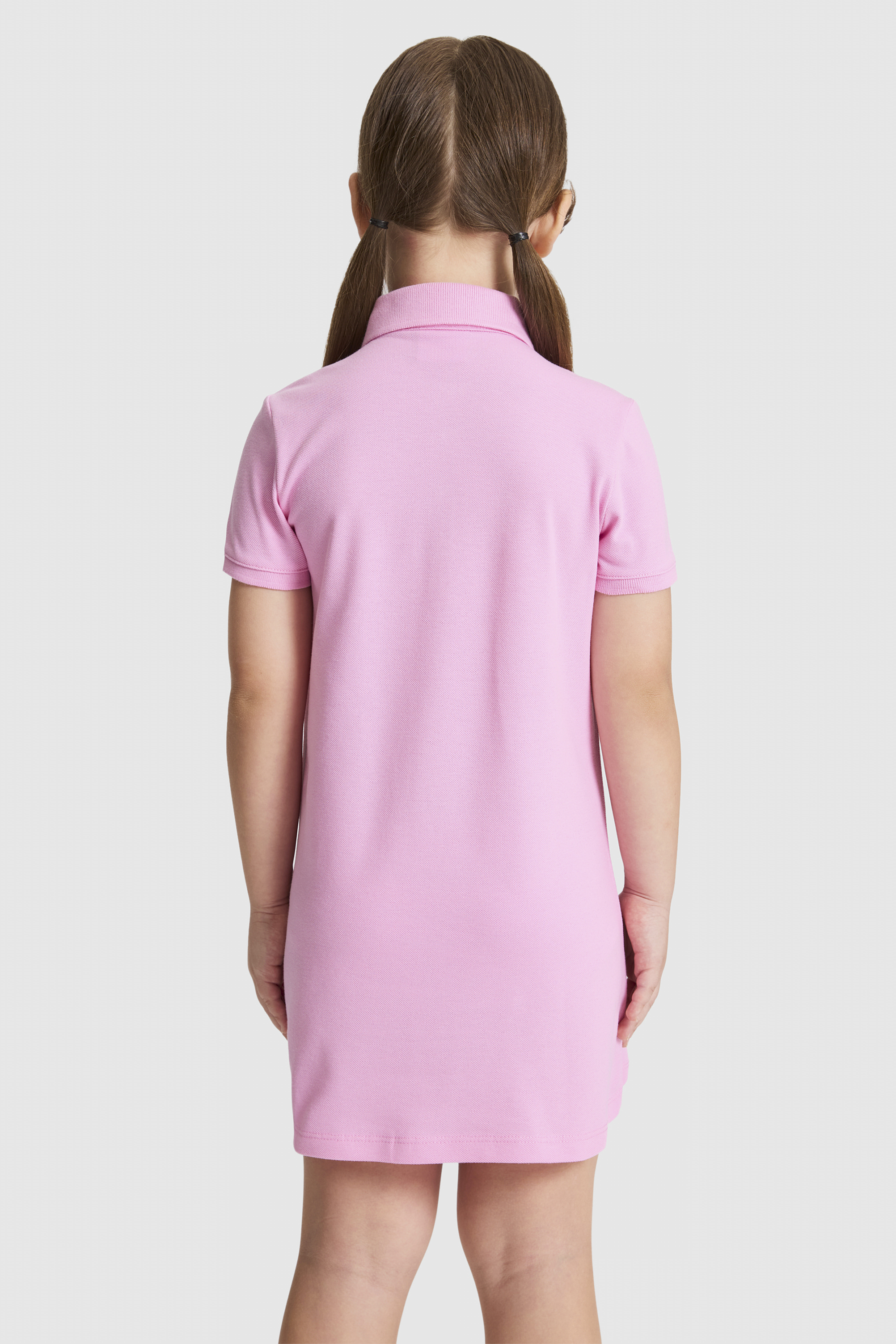 Kız Çocuk Pembe Örme Elbise - 50325597035