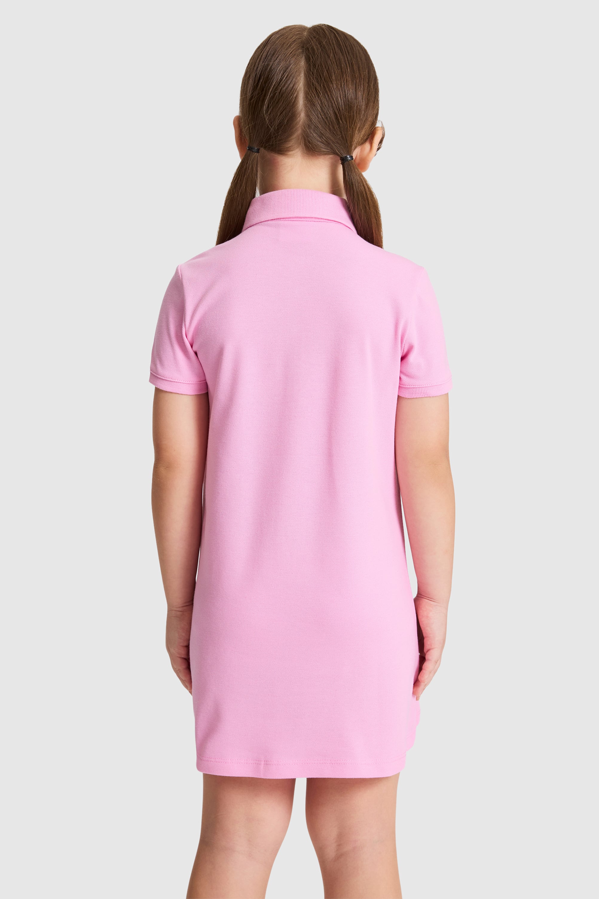 Kız Çocuk Pembe Örme Elbise - 50325597035