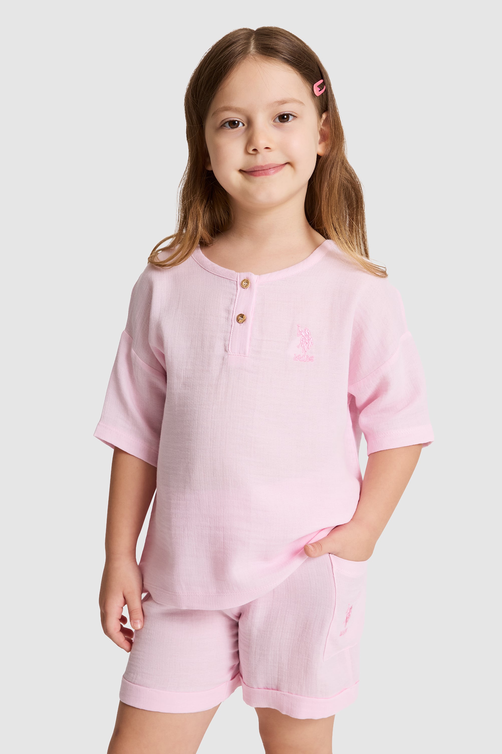 Kız Çocuk Pembe Alt Üst Takım - 50326617001