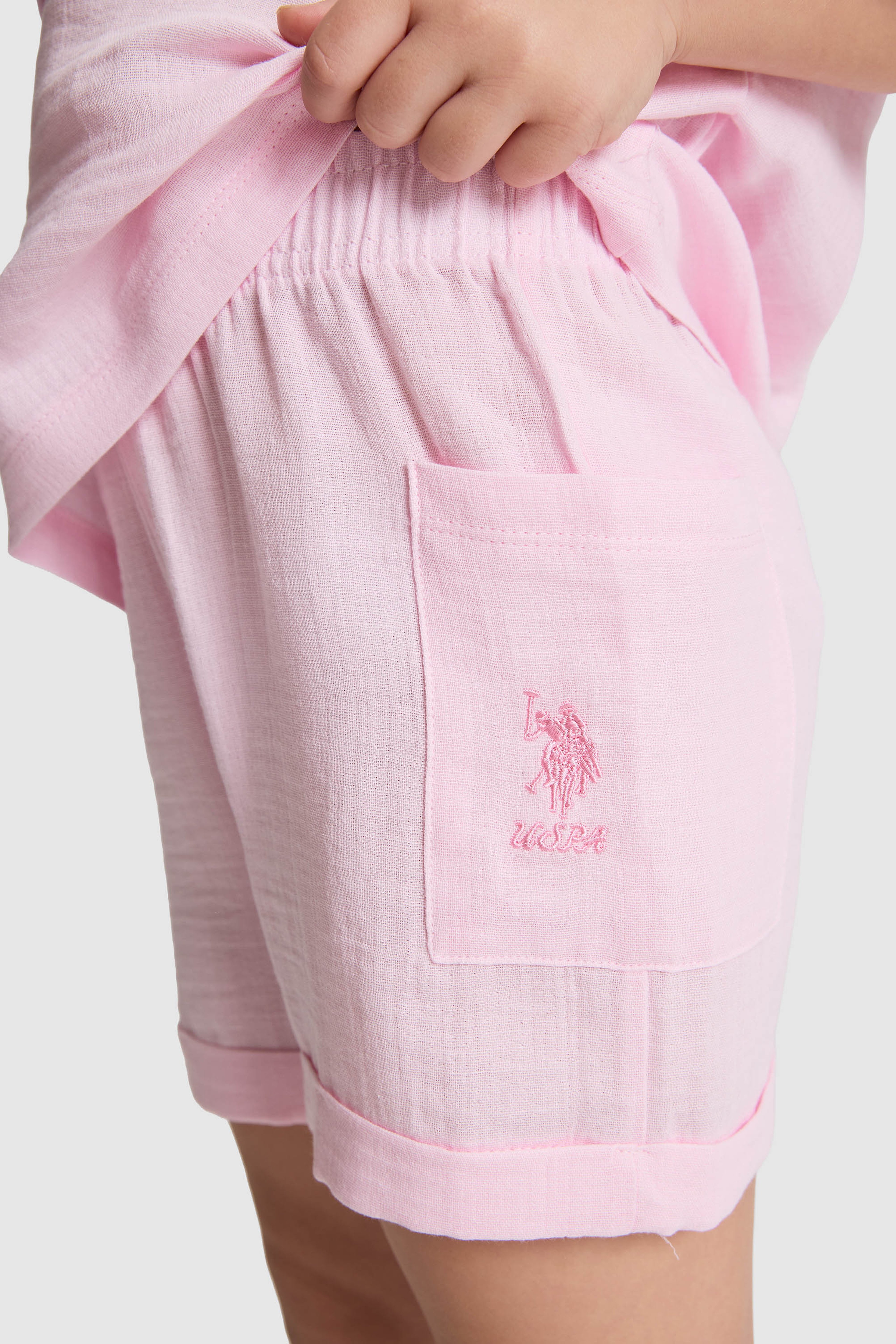 Kız Çocuk Pembe Alt Üst Takım - Image 6