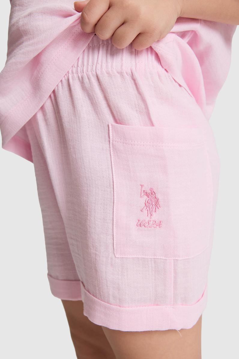 Kız Çocuk Pembe Alt Üst Takım
