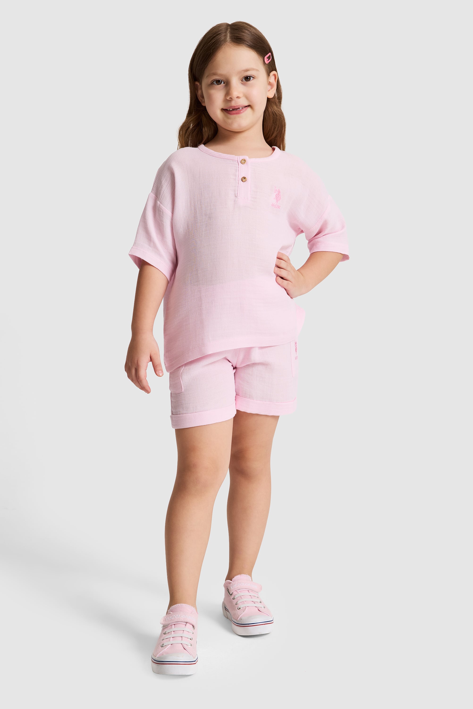 Kız Çocuk Pembe Alt Üst Takım - 50326617001