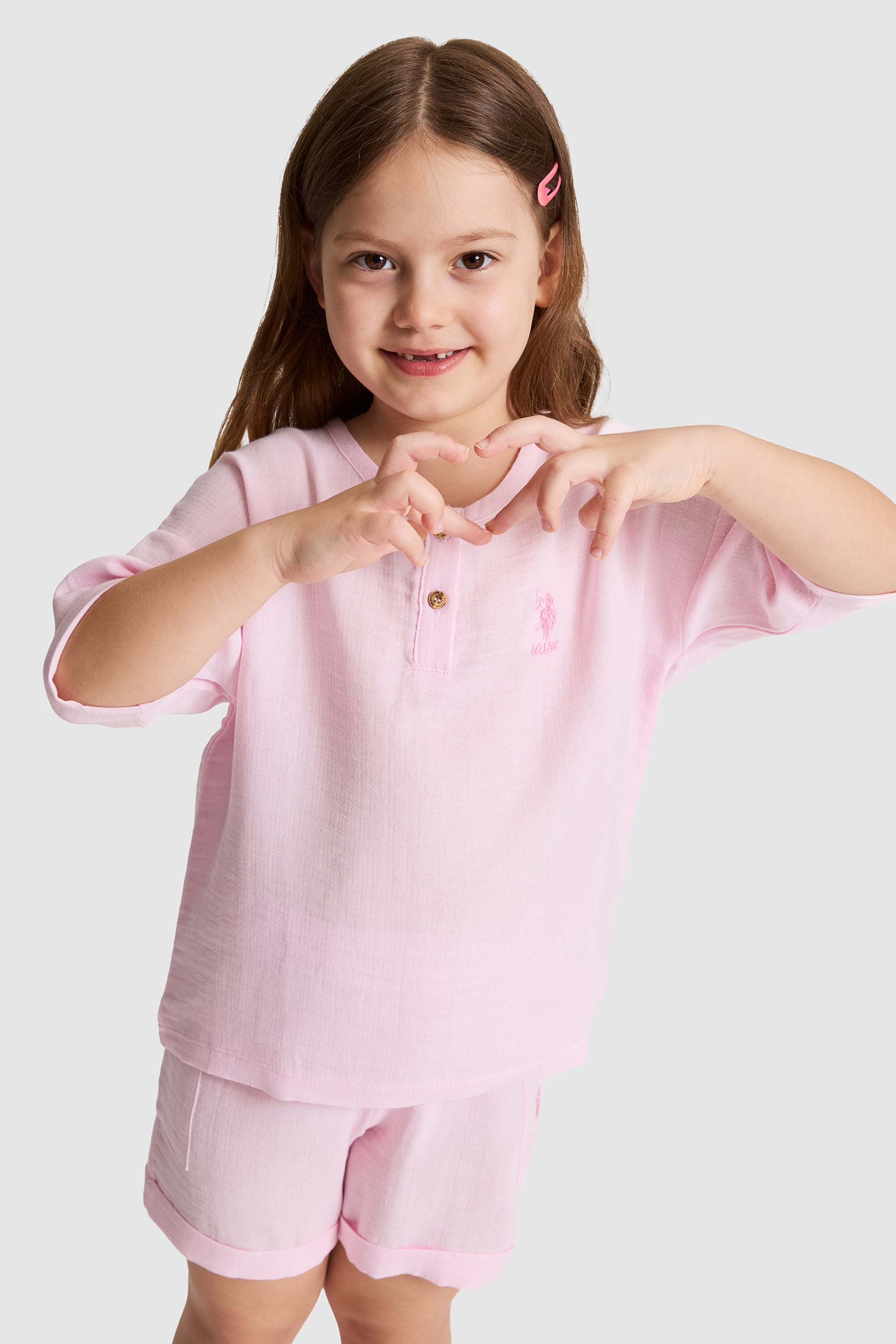 Kız Çocuk Pembe Alt Üst Takım - 50326617001