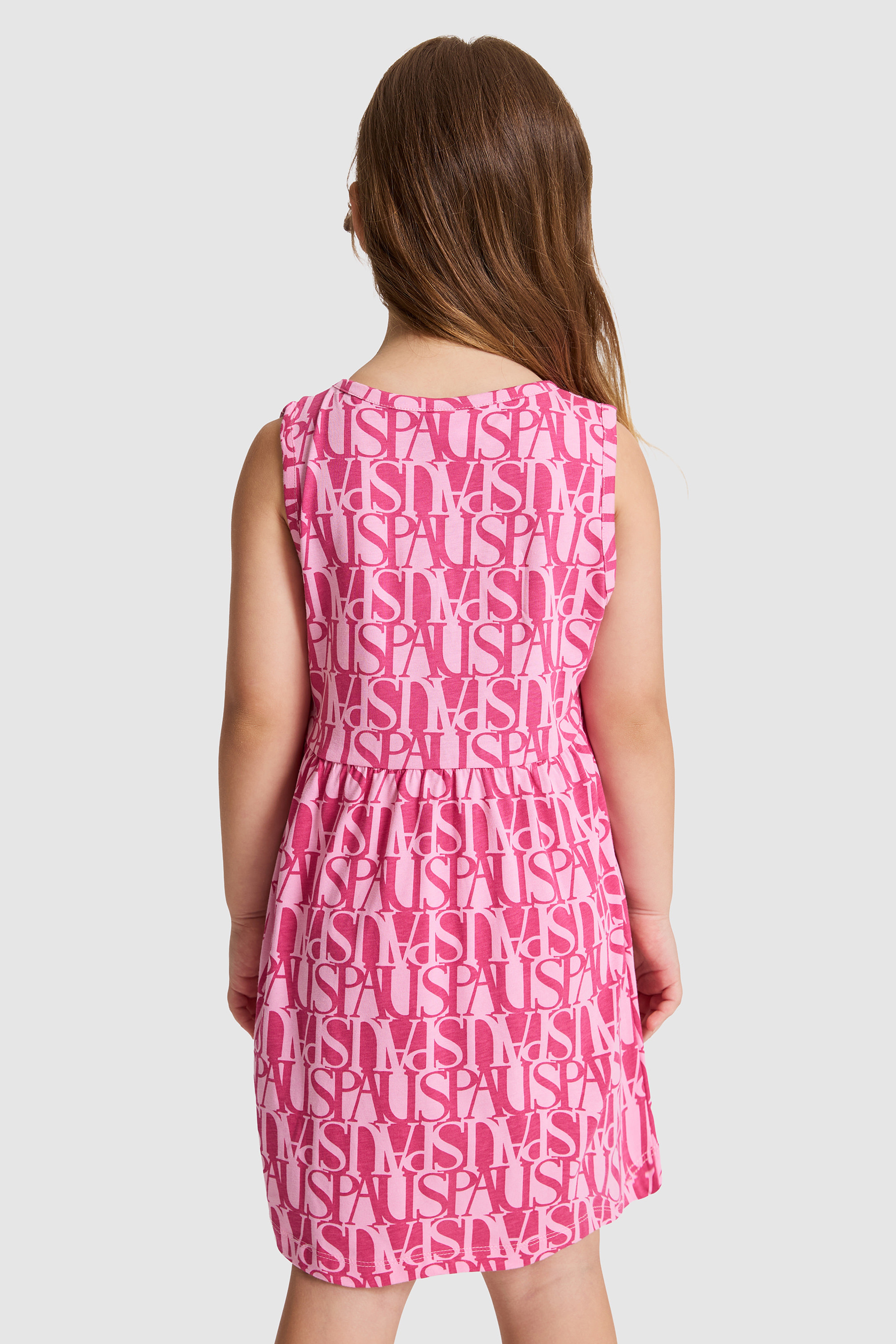 Kız Çocuk Pembe Elbise - Image 5