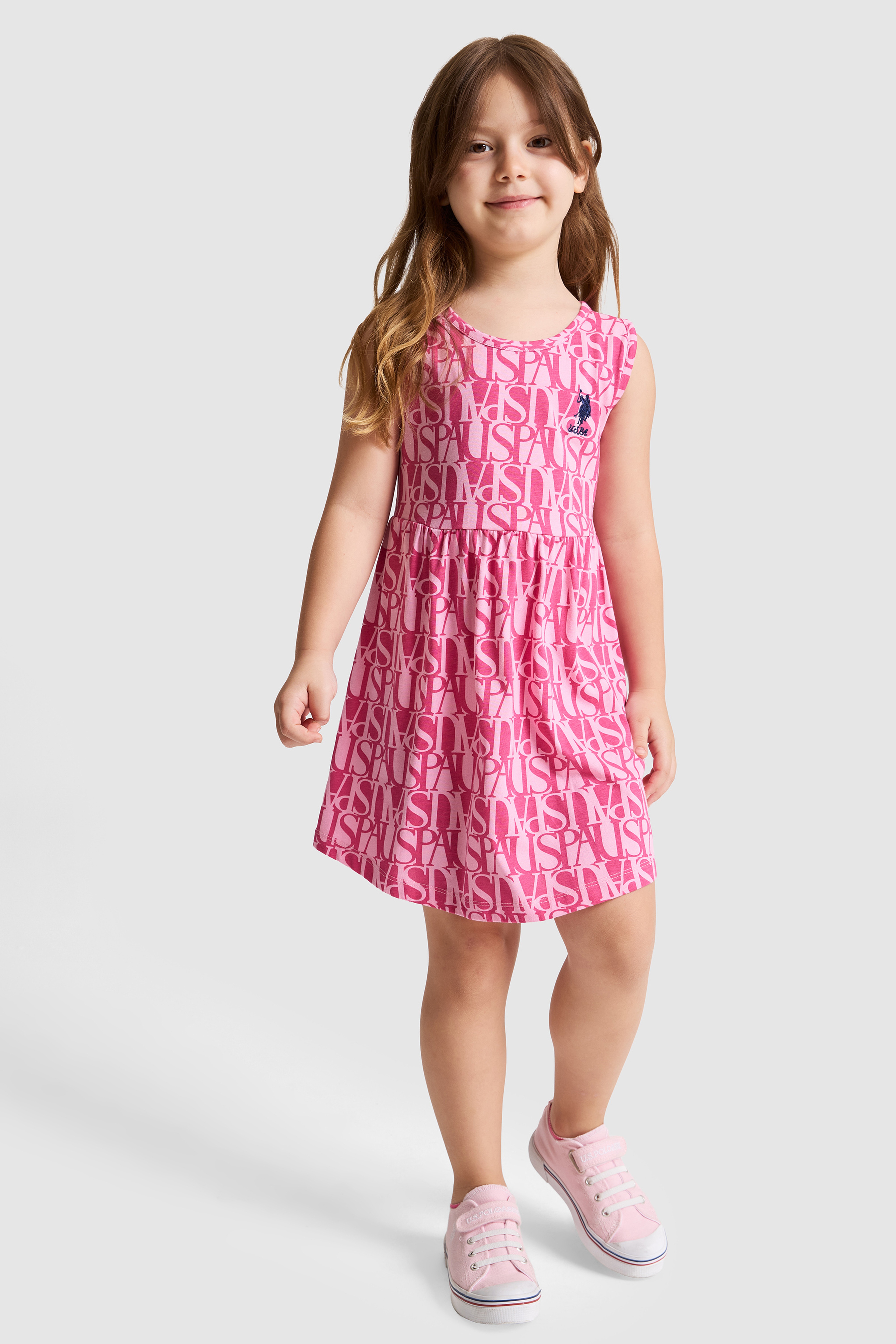 Kız Çocuk Pembe Elbise - Image 1