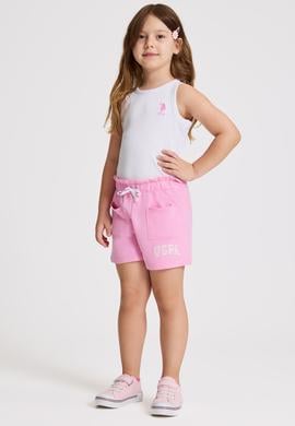 Kız Çocuk Pembe Örme Şort - 50325692022