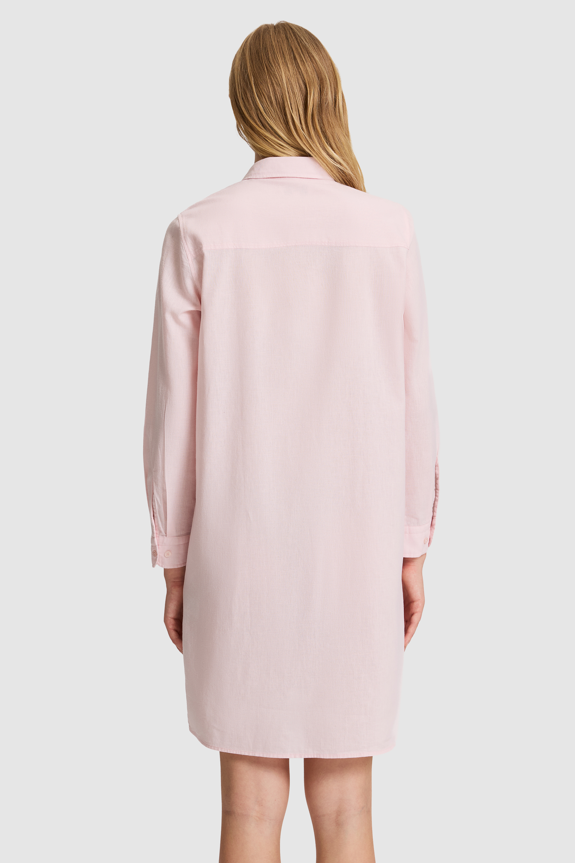 Kadın Açık Pembe Dokuma Elbise - 50324965006