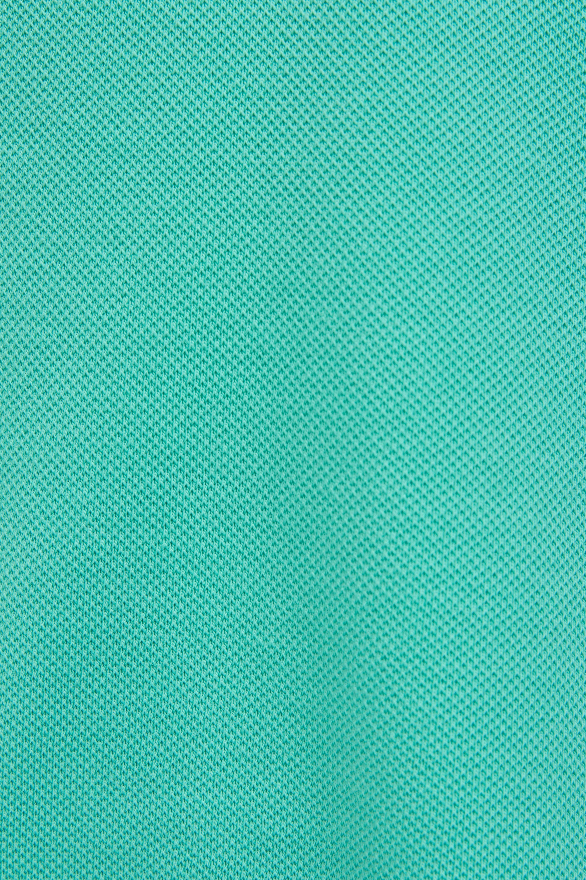 Kız Çocuk Mint Polo Yaka Basic Tişört
