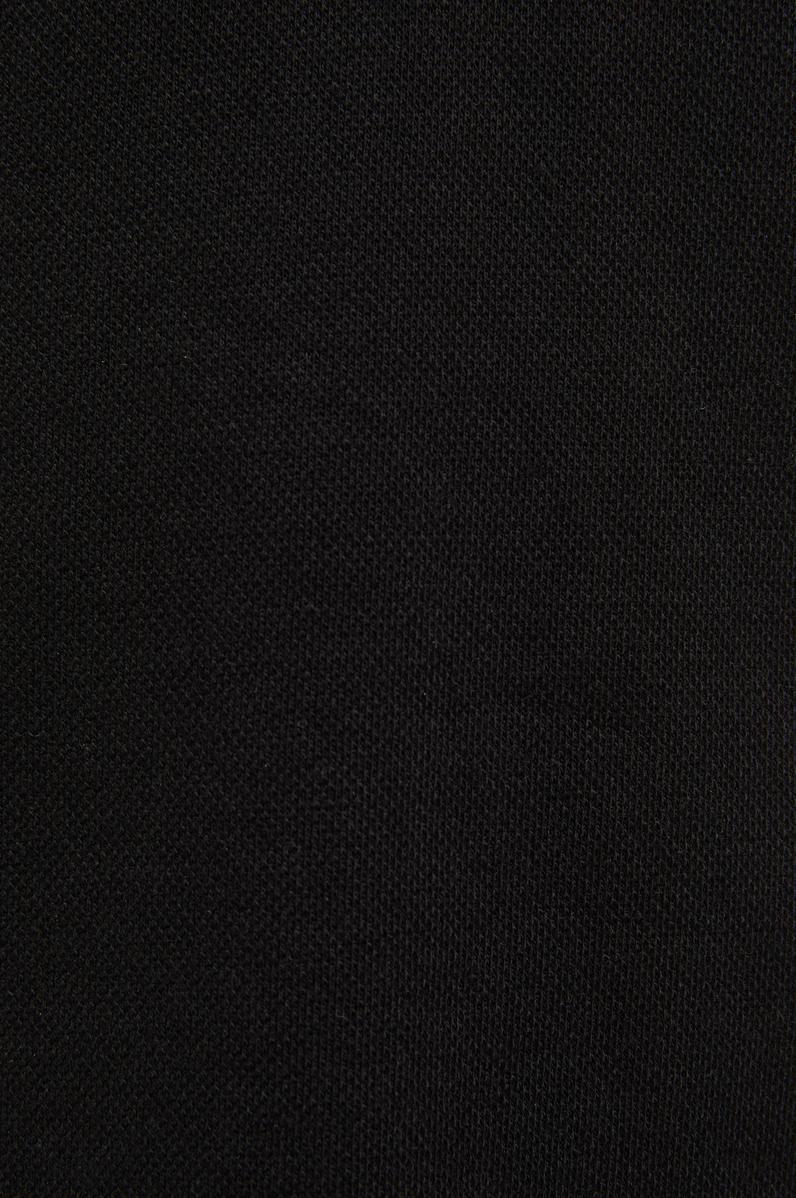 Kız Çocuk Polo Yaka Siyah Basic Tişört