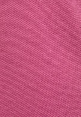 Kız Çocuk Polo Yaka Fuşya Basic Tişört - 50328218018